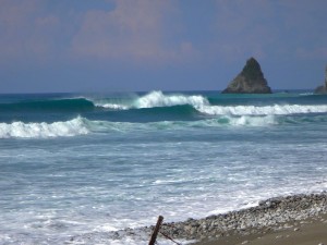 Fun waves in Costa Rica.