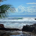 South swell in Pavones, Costa Rica.