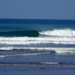 A wave in Playa Dominical, Costa Rica.