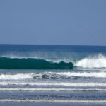 A wave in Playa Dominical, Costa Rica.