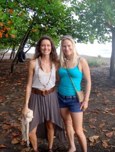 Friends in Playa Dominical, Costa Rica.