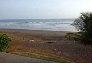 Ocean view from the rooftop in Playa Hermosa, Costa Rica.