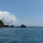 The ocean in Drake Bay, Costa Rica.