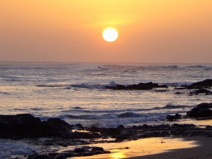 Playa Negra sunset.