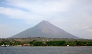 A volcano in Ometepe, Nicaragua.