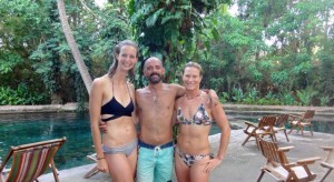 Stephanie, Aloe, and Alex in Ometepe, Nicaragua.