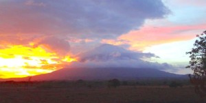 Volcano in Ometepe, Nicaragua.