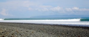 A surfer girl's paradise! Long waves in Pavones, Costa Rica.
