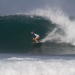 Aloe Driscoll surfing Playa Negra, Costa Rica.