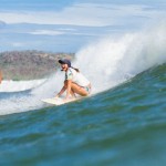 Women surfing in Nicaragua.