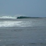 Surfing in Aserradores, Nicaragua.