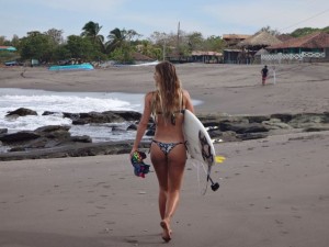 Celia in Miramar, Nicaragua
