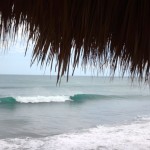 Surfing in Miramar, Nicaragua.