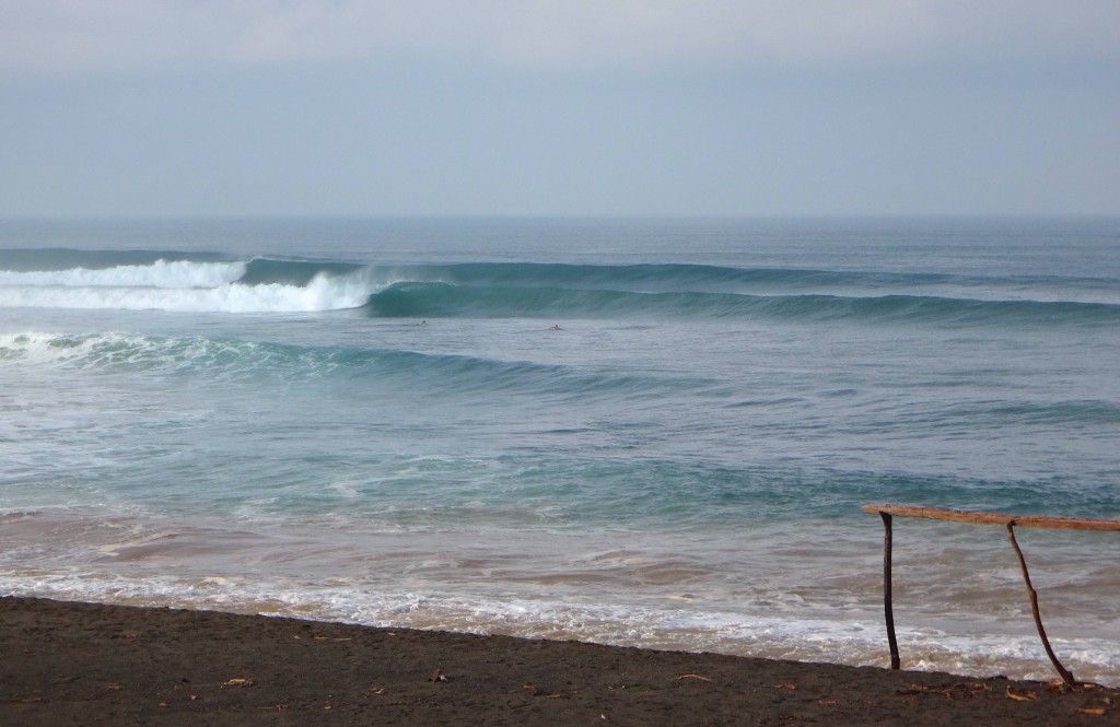 I had to pinch myself to make sure I wasn't dreaming at this spot in Mainland Mexico: it was overhead, barreling, glassy, and only two guys were out.